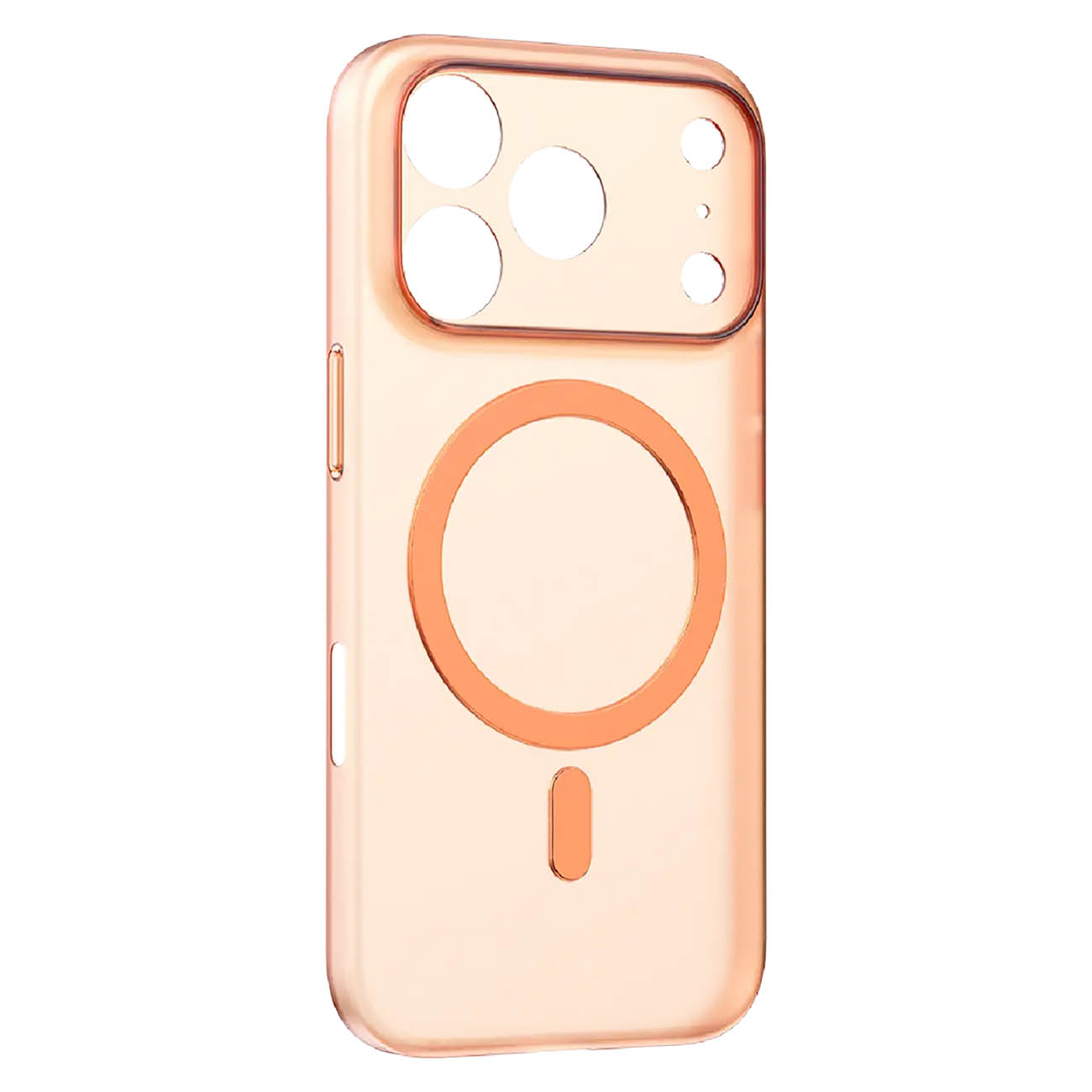 Momax FORM Lite Case for iPhone 17 Pro Max / Supports MagSafe / Drop Resistant / Matte Clear Orange