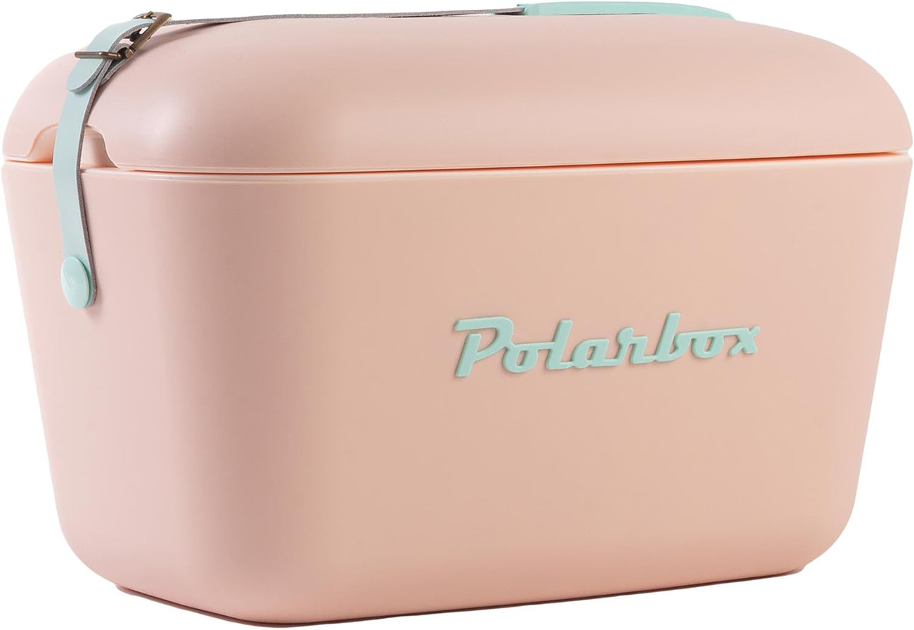 Polarbox Cooling Box / 12L Capacity / With Shoulder Strap / Classic Design / Pink