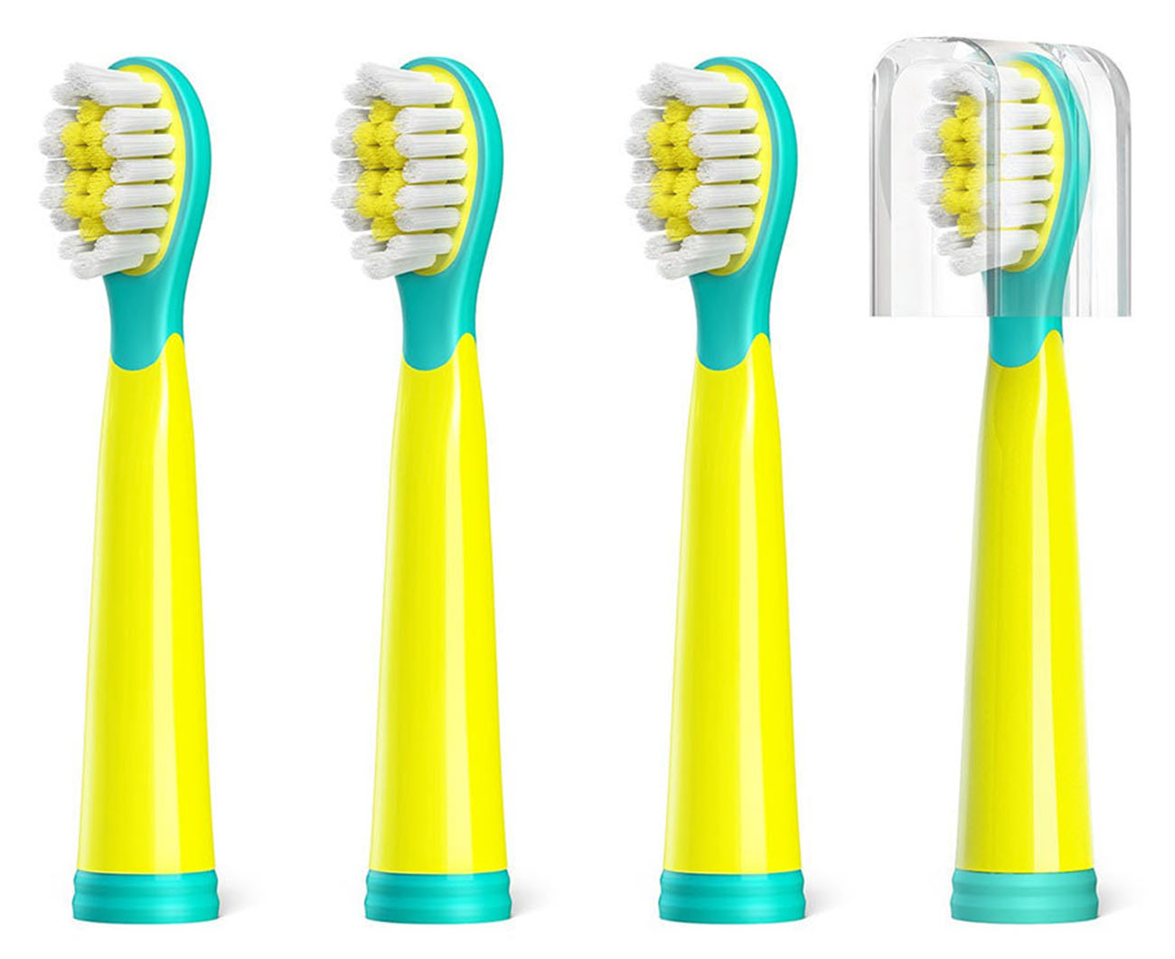 Replacement Brush Heads for Bitvae 2001 Kids Electric Toothbrush / 4 Pieces