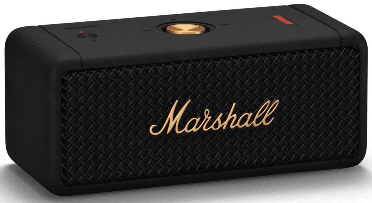 Marshall Emberton II Speaker / Classic Design / Portable / High-Quality Sound / Black