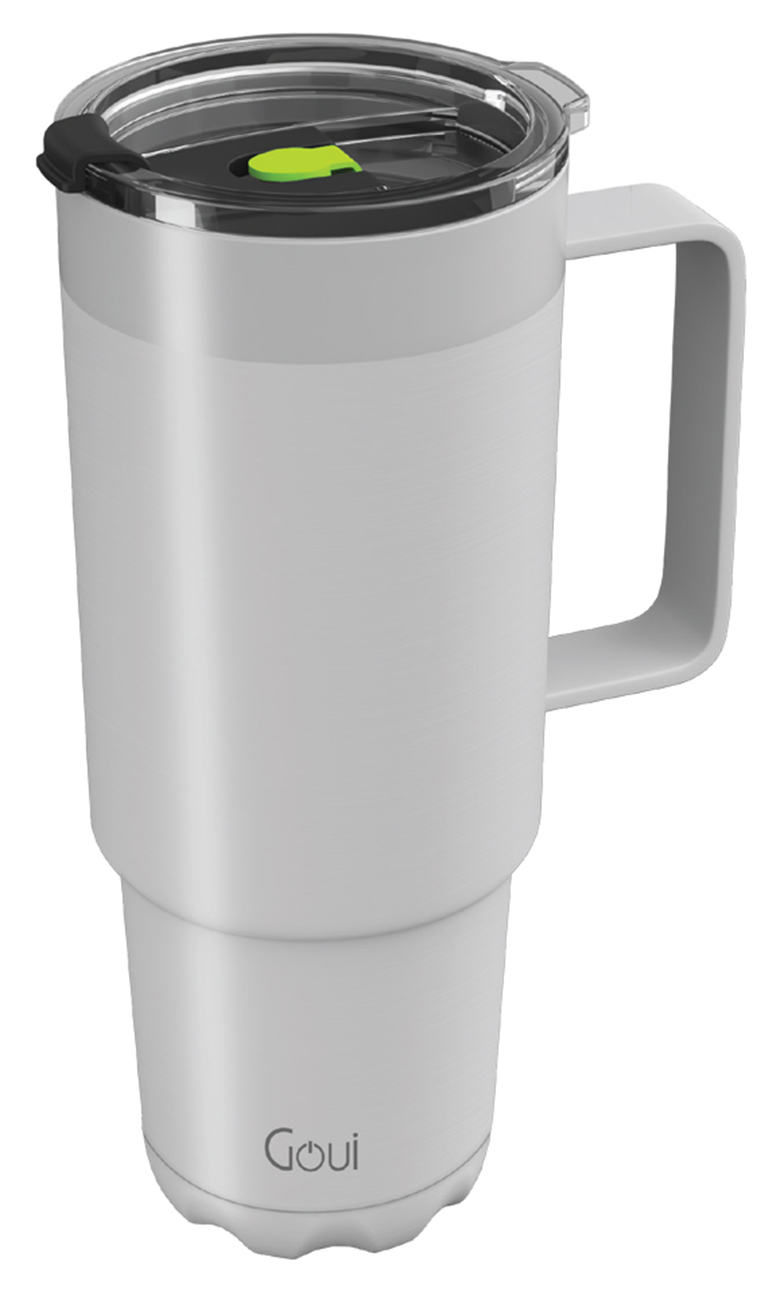 Goui Tumbler Thermal Cup / 600mL / Keeps Cold & Hot Drinks / Snow White