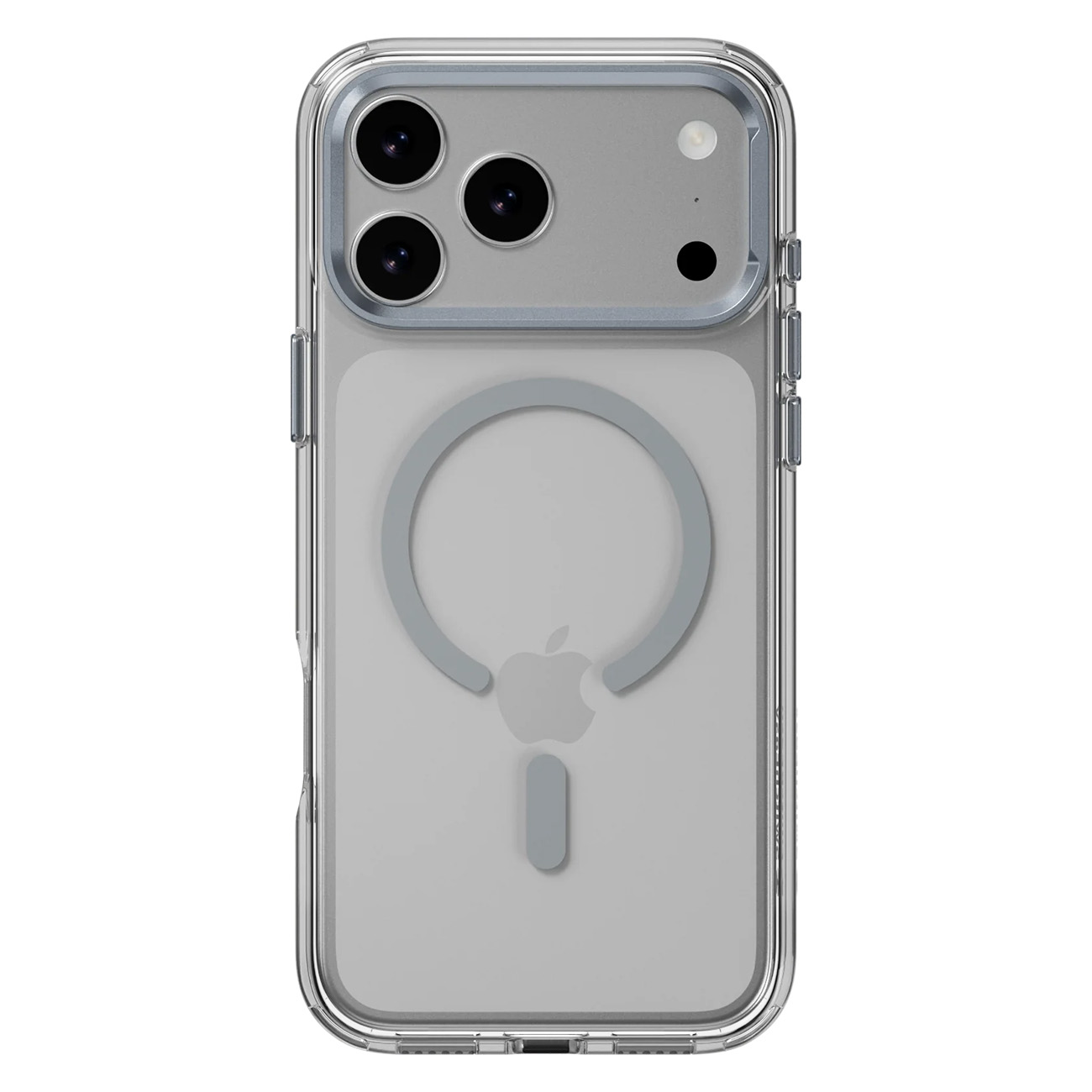 SwitchEasy Case for iPhone 17 Pro Max / Built-in Stand / MagSafe / Drop-Resistant / Clear & Grey
