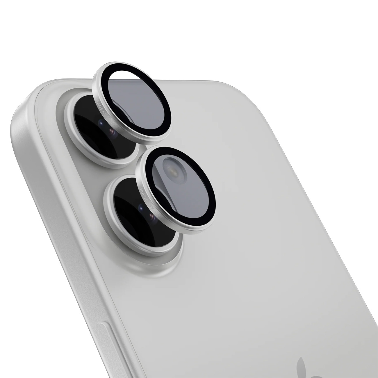 MagEasy Lenz Camera Lens Protectors / For iPhone 17 / Silver