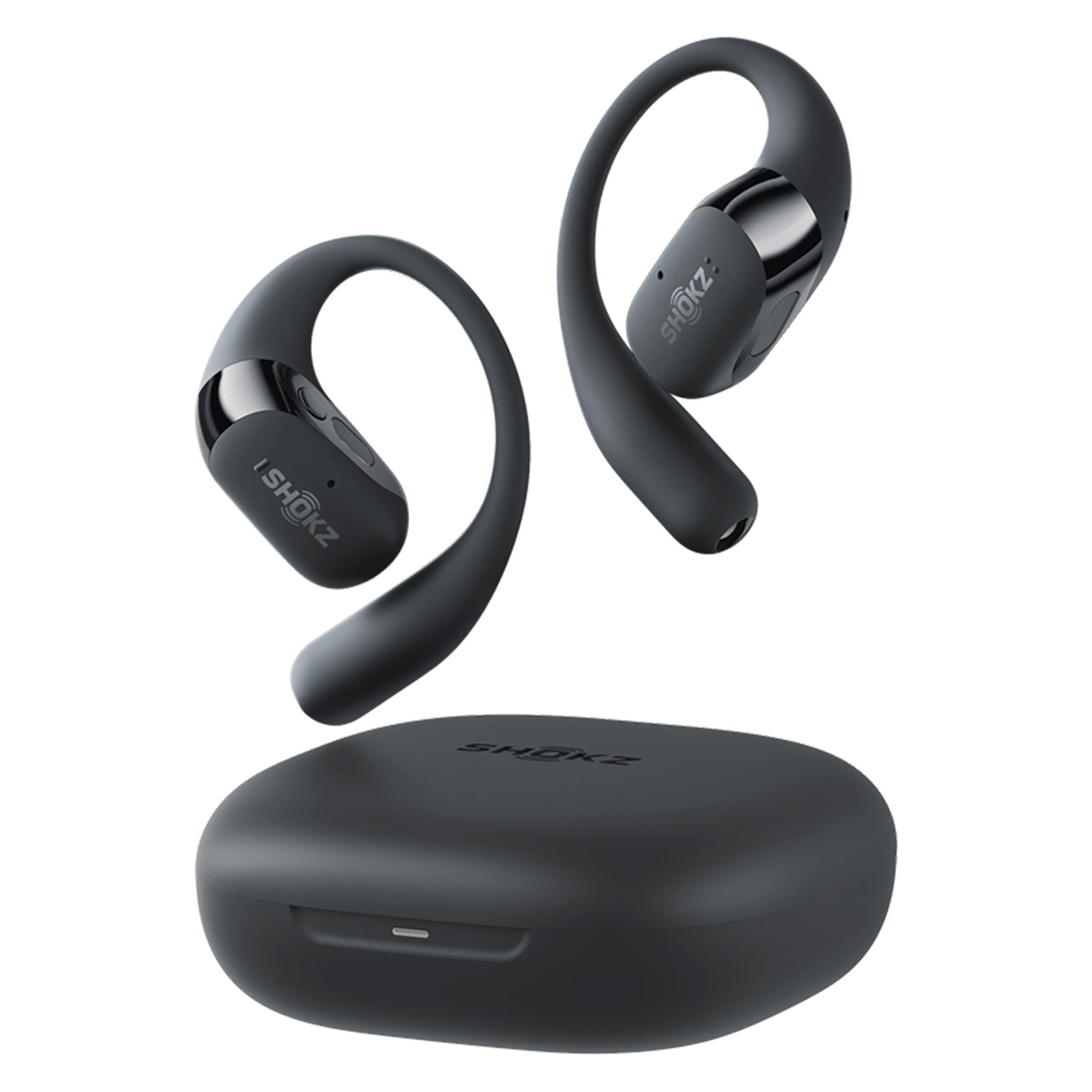 Shokz OpenFit 2 Wireless Earbuds / Water-Resistant / 48 Hours of Use / Black