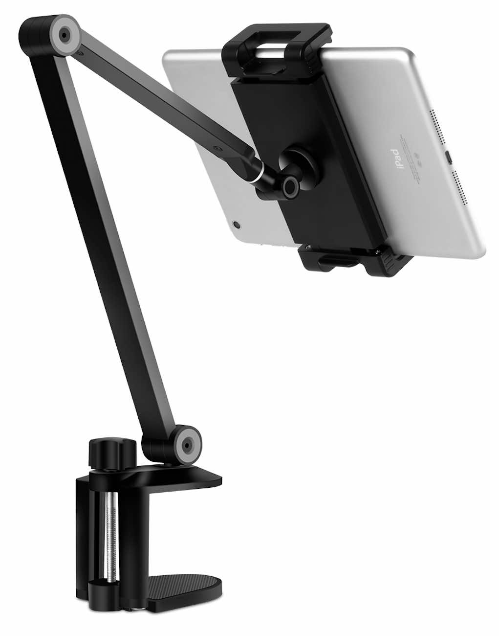 Flexible Stand For Phones & Tablets Table Mounting / Supports Sizes From 4 To 13 Inches