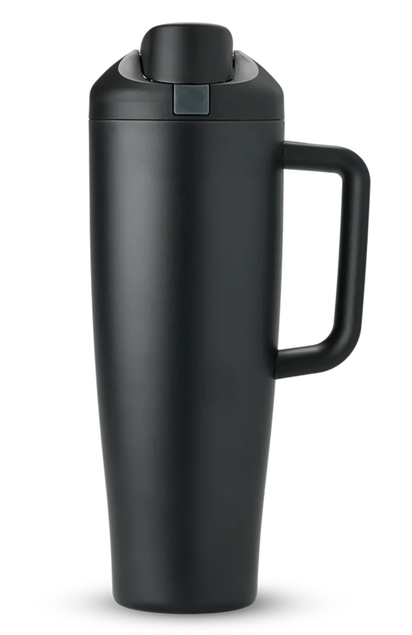 Owala FreeSip Tumbler / 40oz Capacity / Keeps Drinks Cold for 24 Hours / Very Very Dark