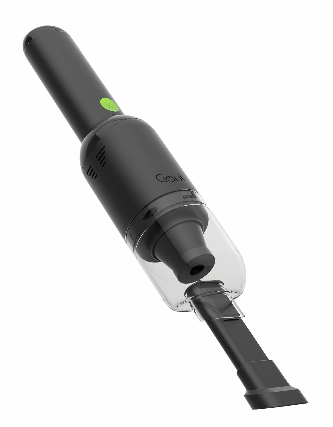 Goui 3 in 1 Portable Vacuum Cleaner / With Power Bank & Flashlight / Battery Powered / Black