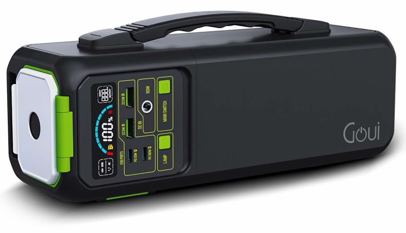 Goui Power Station / 5 Charging Ports / 200W Power / Built-in LED Lighting