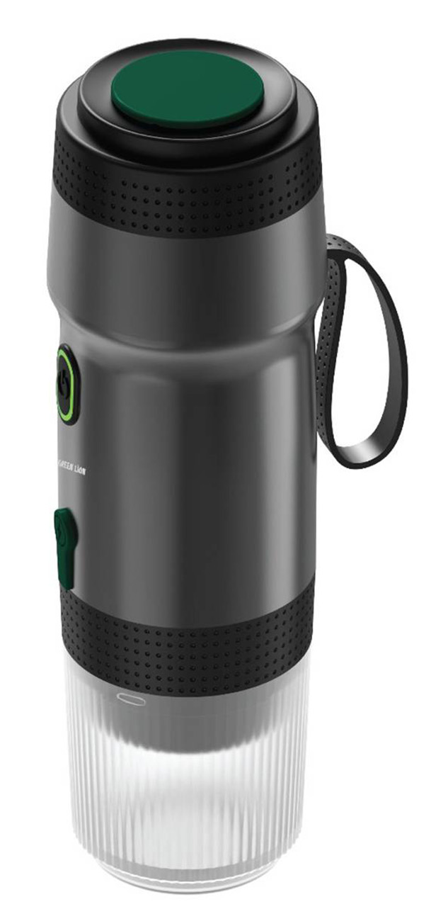 Green Portable Coffee Machine / Rechargeable / Supports Capsule Use