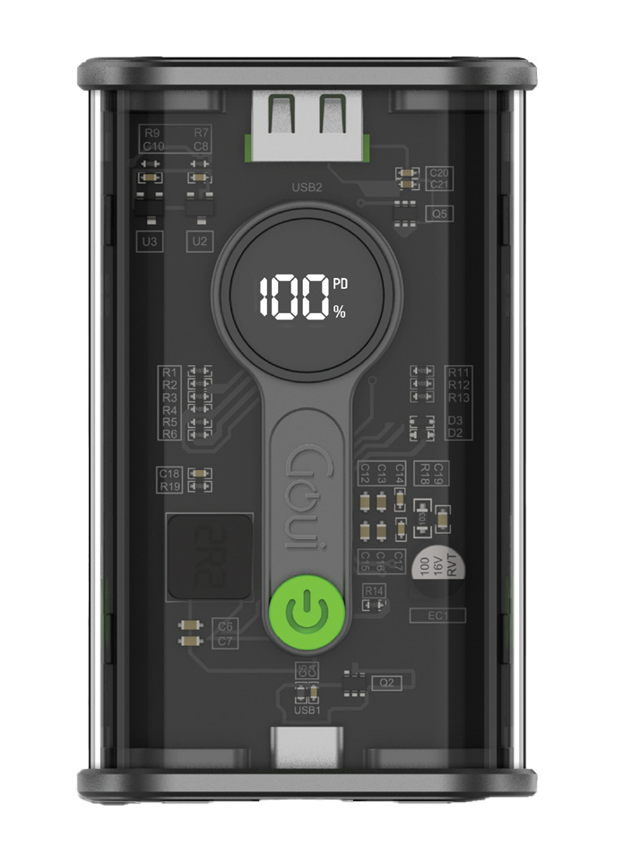 Goui Nano Pro 10000mAh Battery / USB-C & USB Inputs / 22.5 Watt