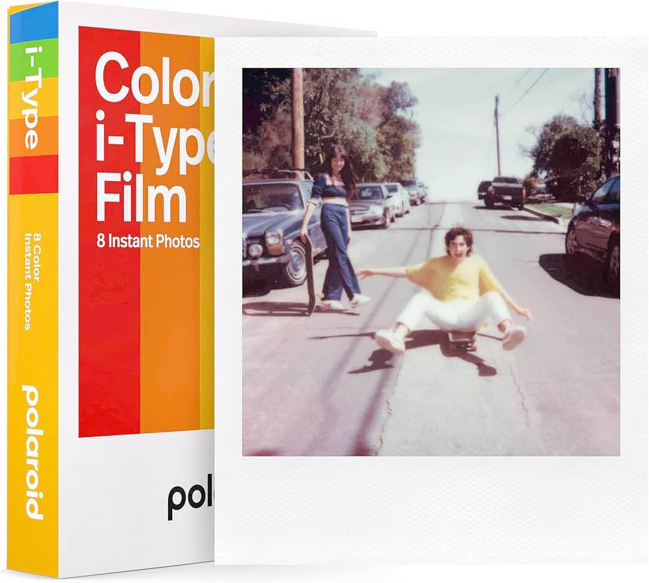 Polaroid Color i-Type Paper / For Color Printing / 8 Photos / Size 4.25x3.5 inches