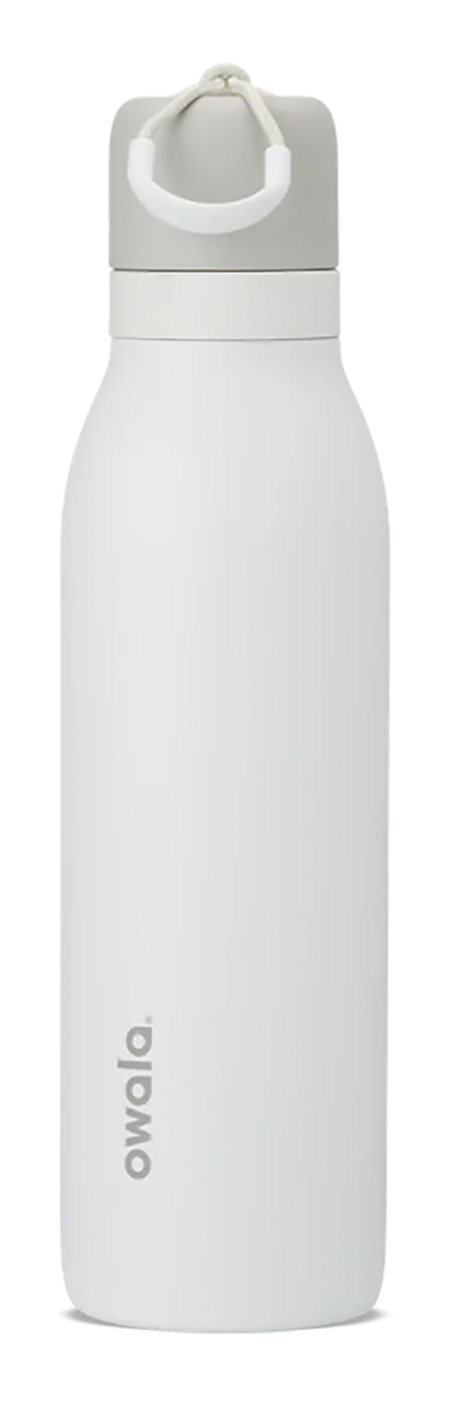Owala FreeSip Twist Bottle / 24oz Capacity / Keeps Drinks Cold for 24 Hours / Shy Marshmallow
