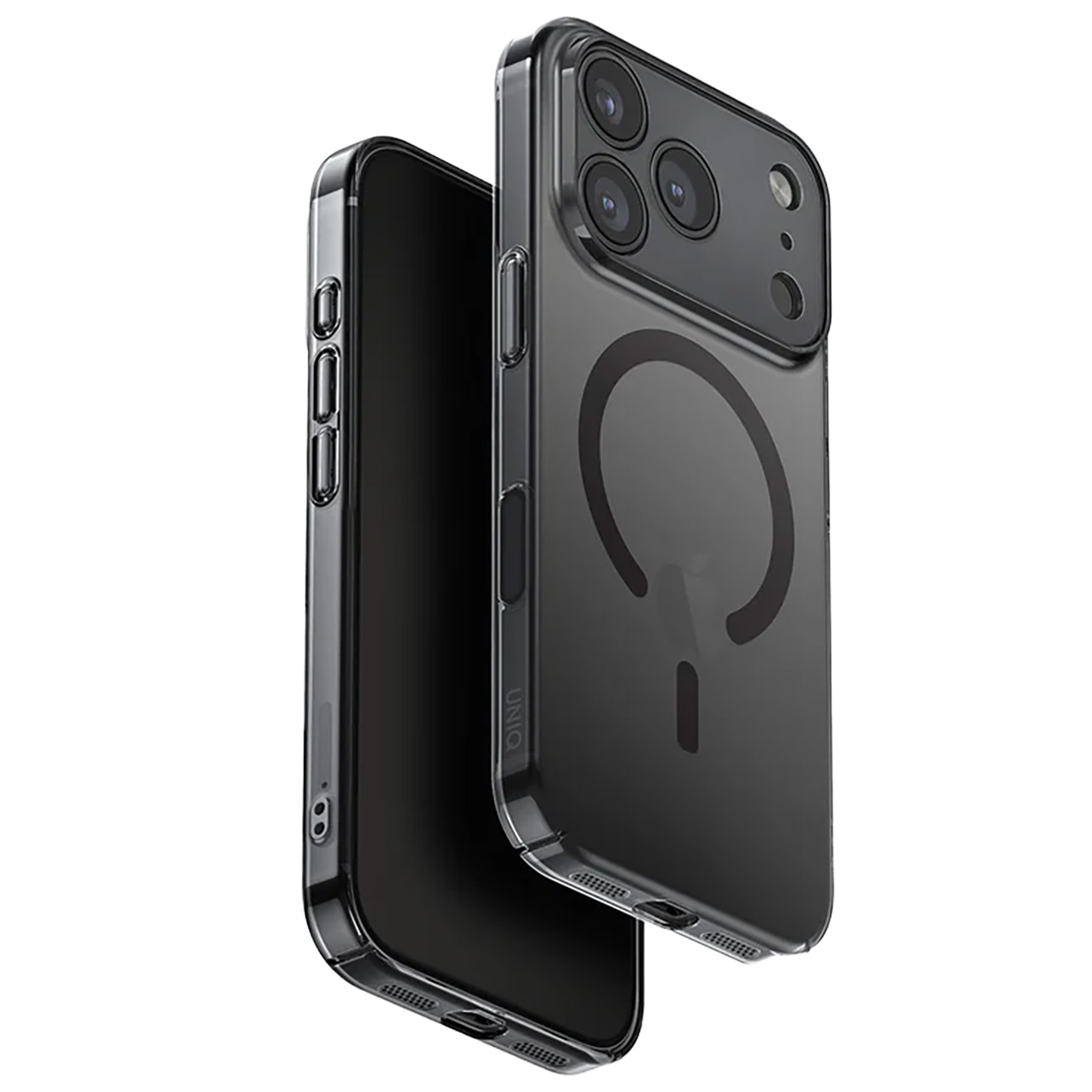 UNIQ AirSuit Case for iPhone 17 Pro / MagSafe / Drop Protection / Ultra-Slim / Clear Black