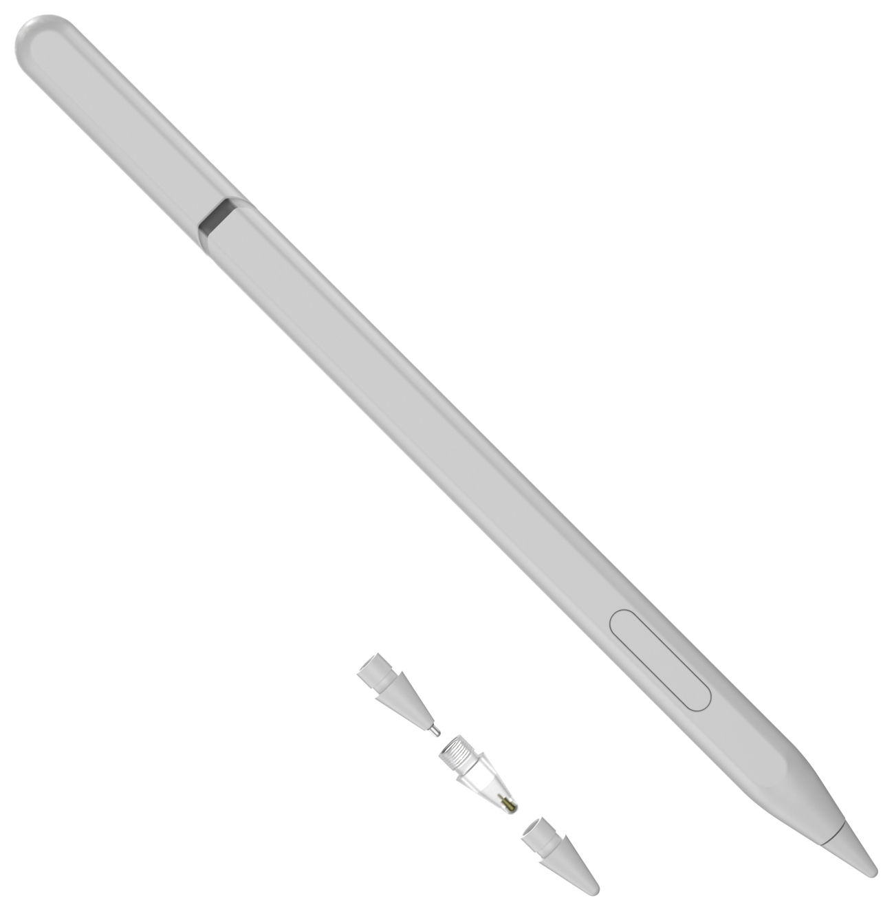 MagEasy Maestro Magnetic iPad Stylus Pencil / with 3 Tips / White