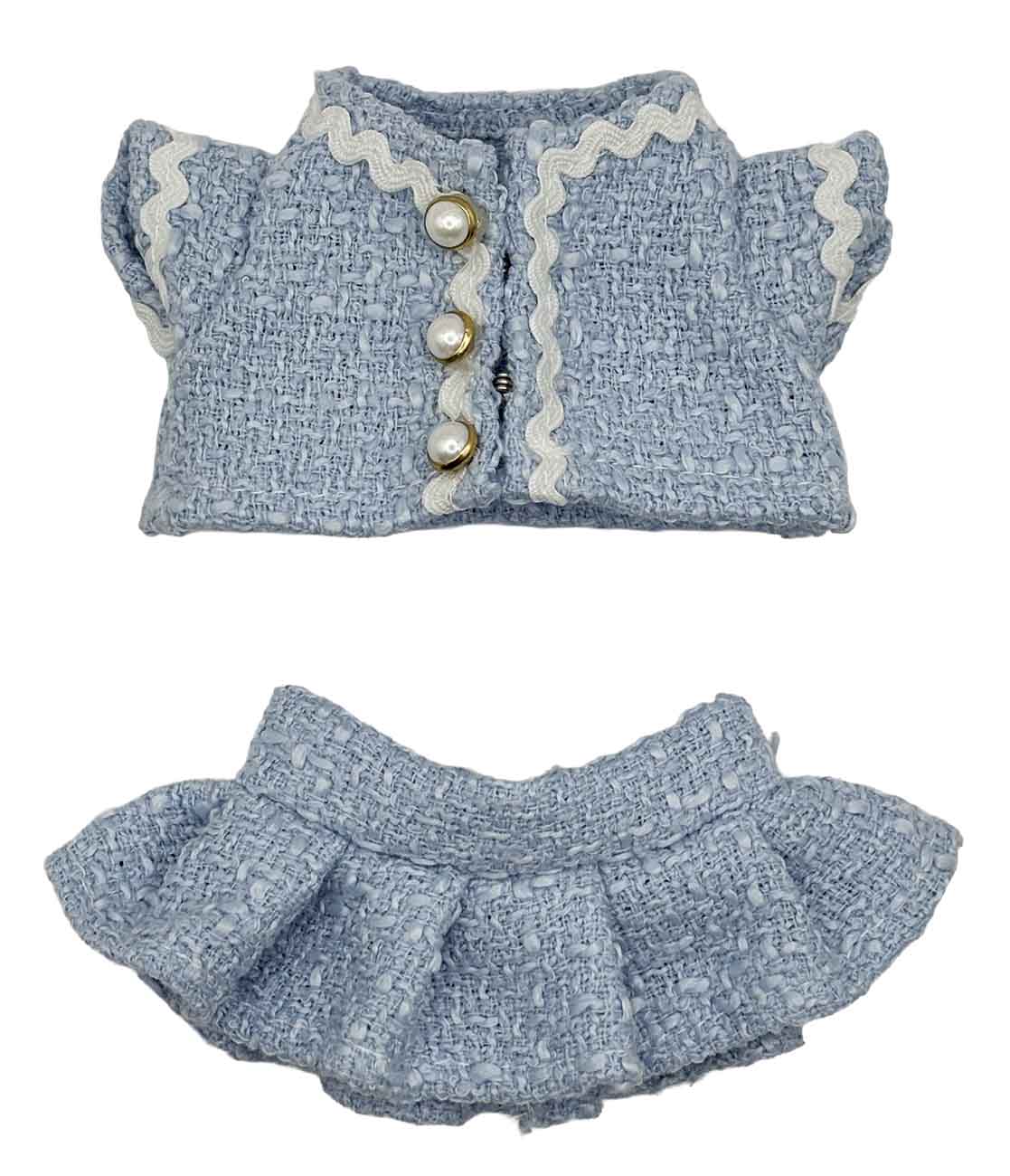 Labubu Outfit / Blue & White