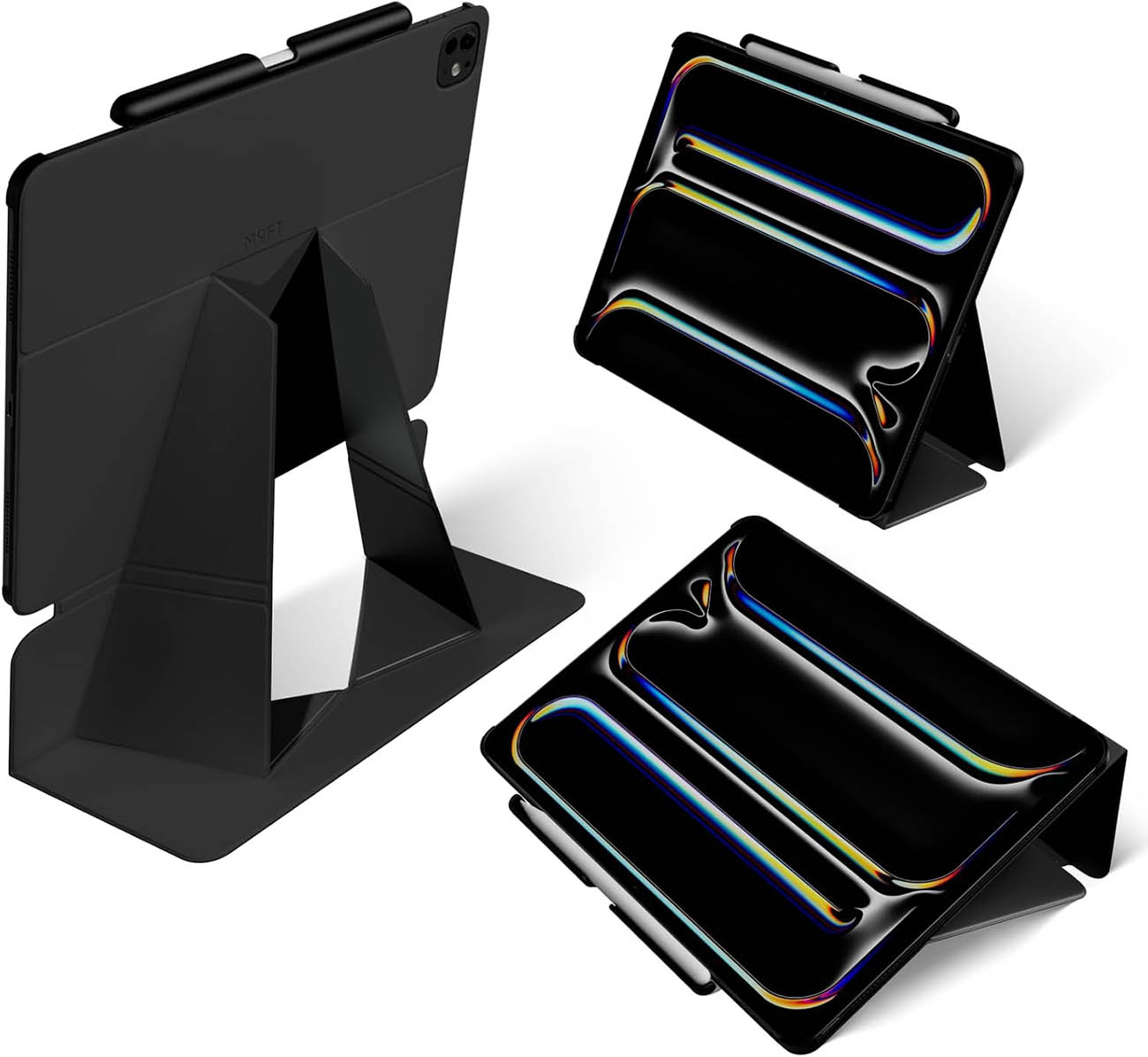 MOFT Float Folio 2nd Gen Case & Stand for iPad Air 11 inch M2 / Flexible / Jet Black