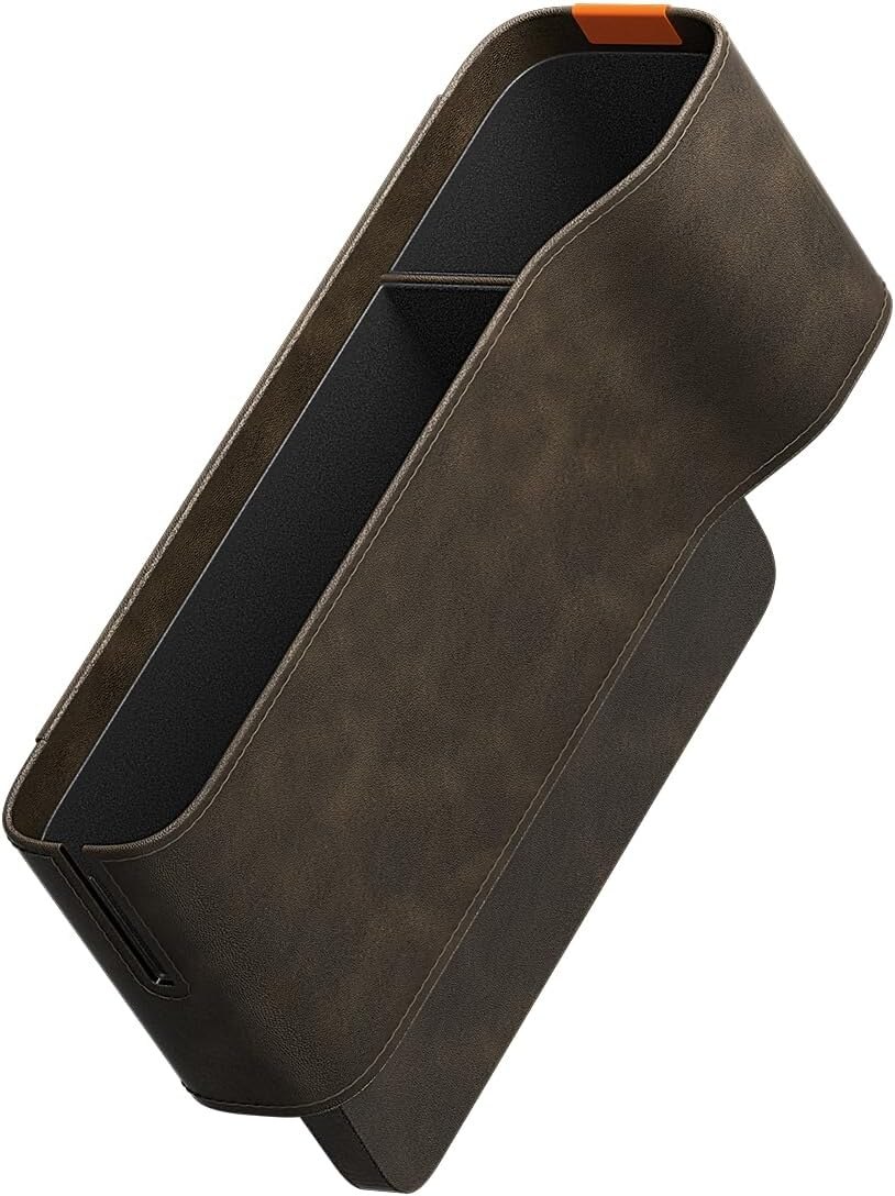 Car Organizer / With Cup Holder / Fits between Seats / Brown