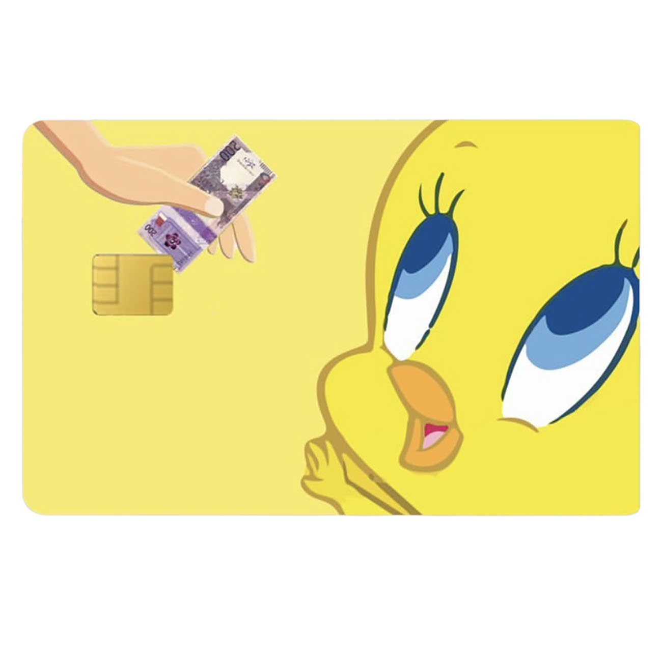 Boojee Card Sticker / Half-Card Design / Tweety