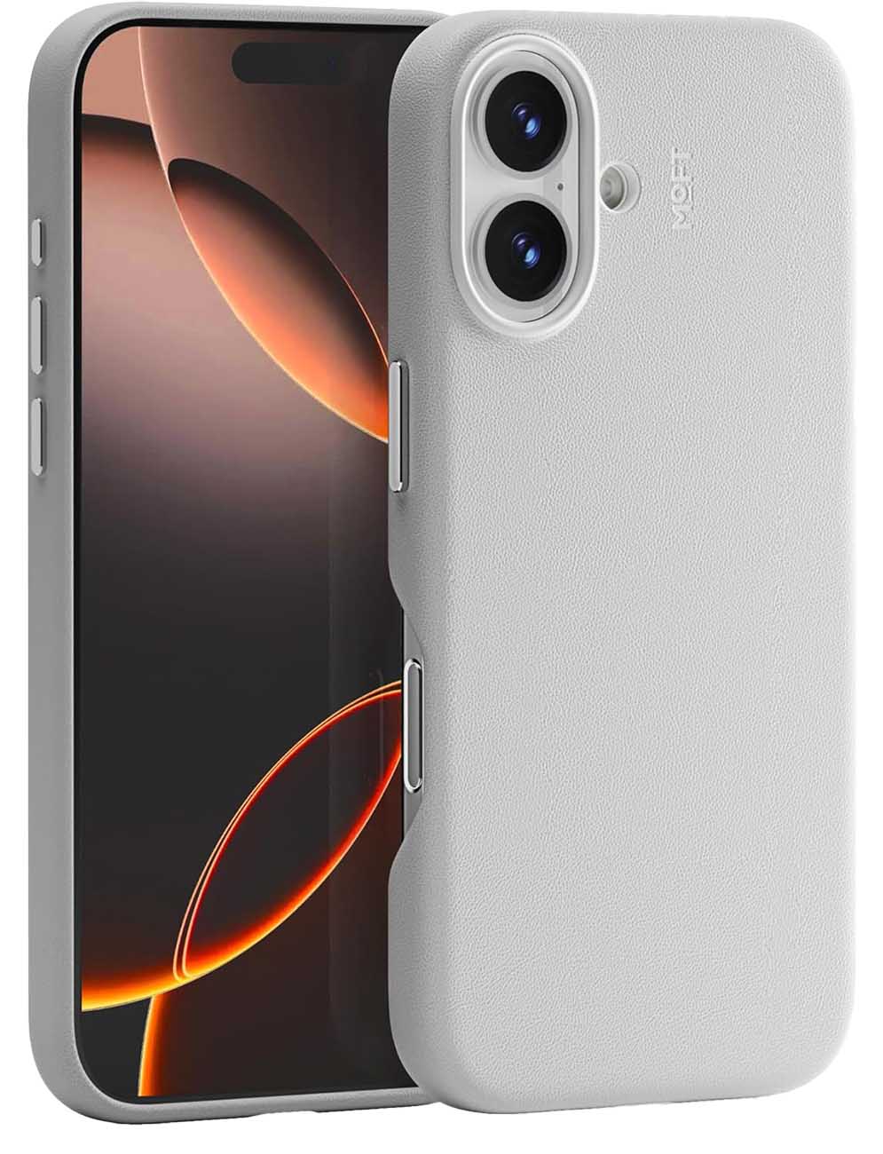 MOFT Case for iPhone 16 / Support MagSafe / Drop Resistant / Leather Misty Cove