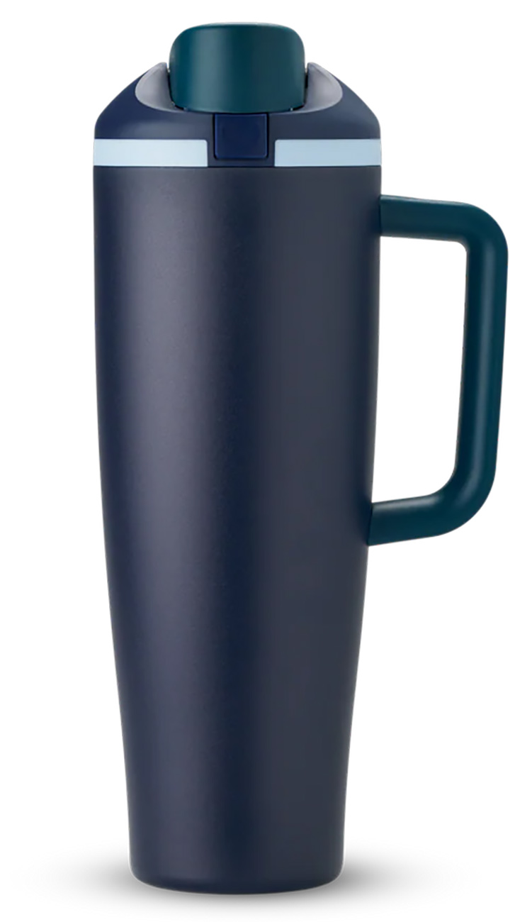 Owala FreeSip Tumbler / 40oz Capacity / Keeps Drinks Cold for 24 Hours / Sea Captain