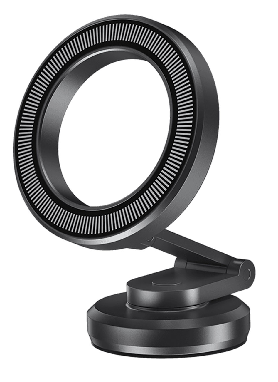 Moxedo Magnetic Phone Stand / Mounts on Car Dashboard / Foldable + Rotatable / Supports MagSafe