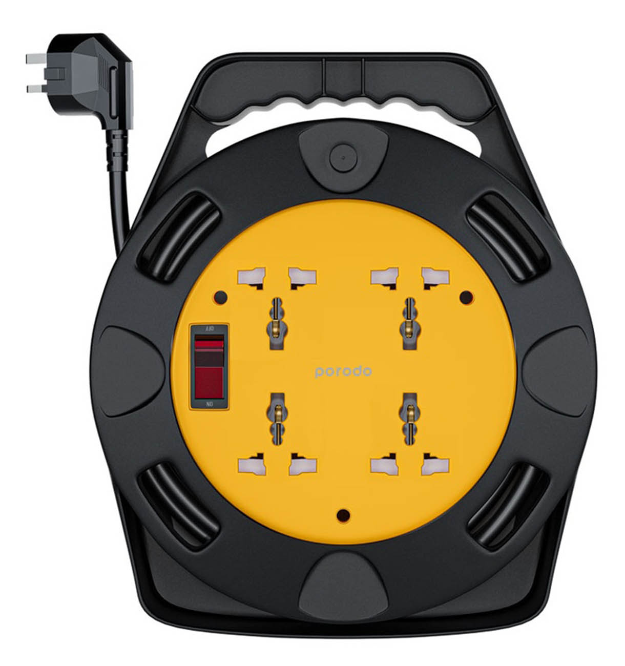 Porodo Power Strip / 4 AC Outlets / 10 Meter Cable / 2500W Power