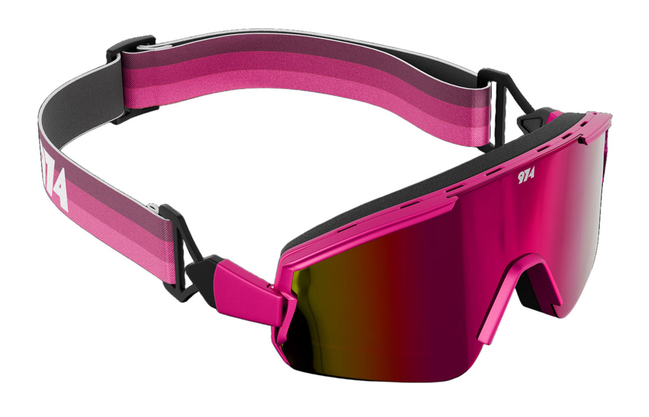 974Guards Protective Goggles / Summer Edition / Sunglass Lens + Clear Night Lens / Pink