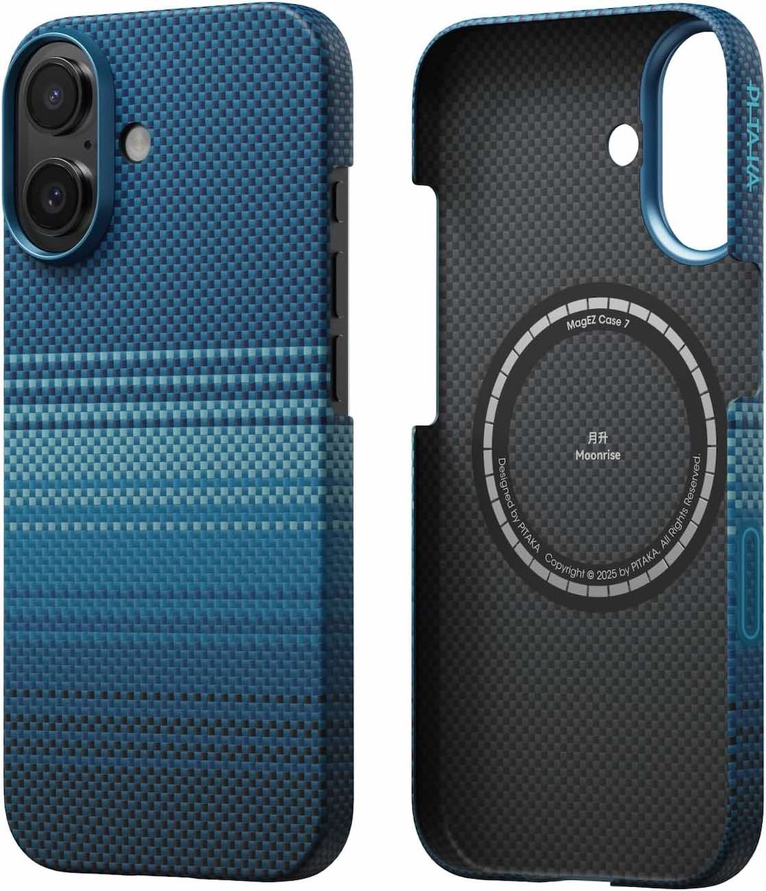 PITAKA Case for iPhone 17 / MagSafe / Slim & Lightweight / Drop-Resistant / Moonrise