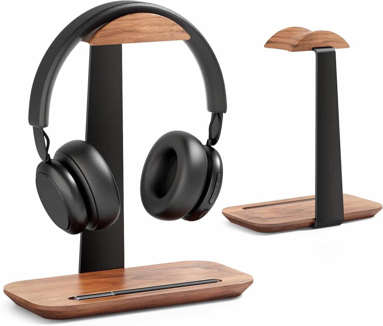 Desktop Headphone Stand / Elegant Wooden Design