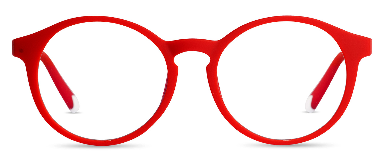 Barner Le Marais Kids Glasses / Protects Eyes from Harmful Screen Rays / Red