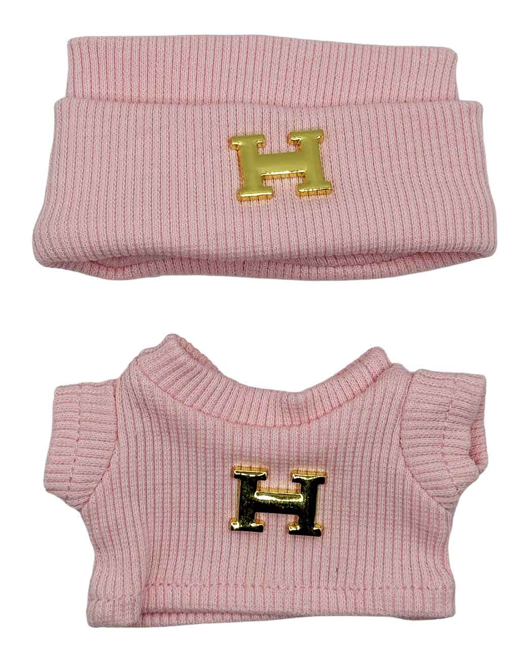 Labubu Outfit / Hermes Design / Pink