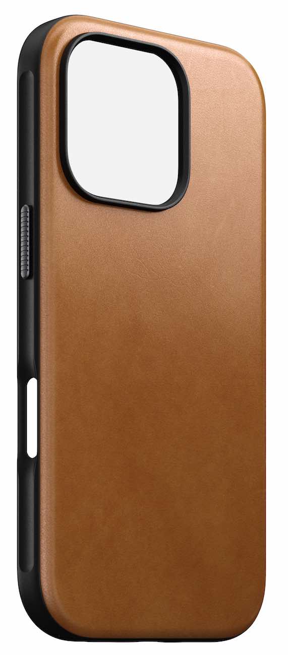 Nomad Modern Case for iPhone 16 Pro Max / Drop Resistant / Support MagSafe / English Tan