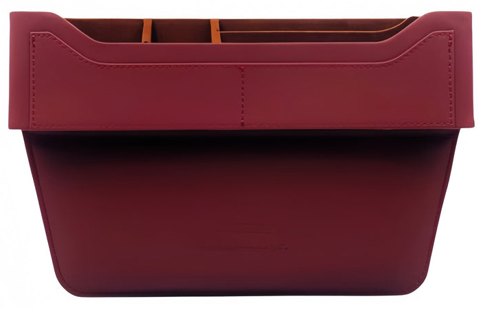 Zhuse Car Organizer / Can be Used Between Seats + Storage Box / Red / Small