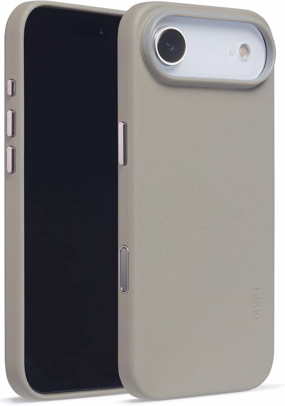 Moft Case for iPhone 17 Air / Drop Resistant / Supports MagSafe / Vegan Leather / Taupe