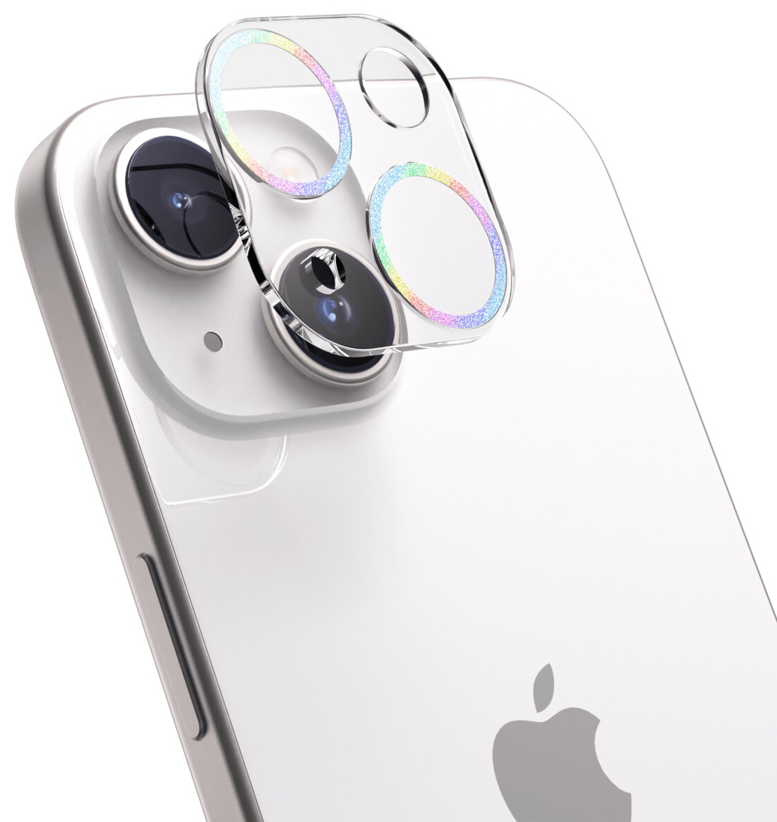 SwitchEasy Lensarmor Camera Protection Lenses / iPhone 15 Plus / Slim Design / Rainbow