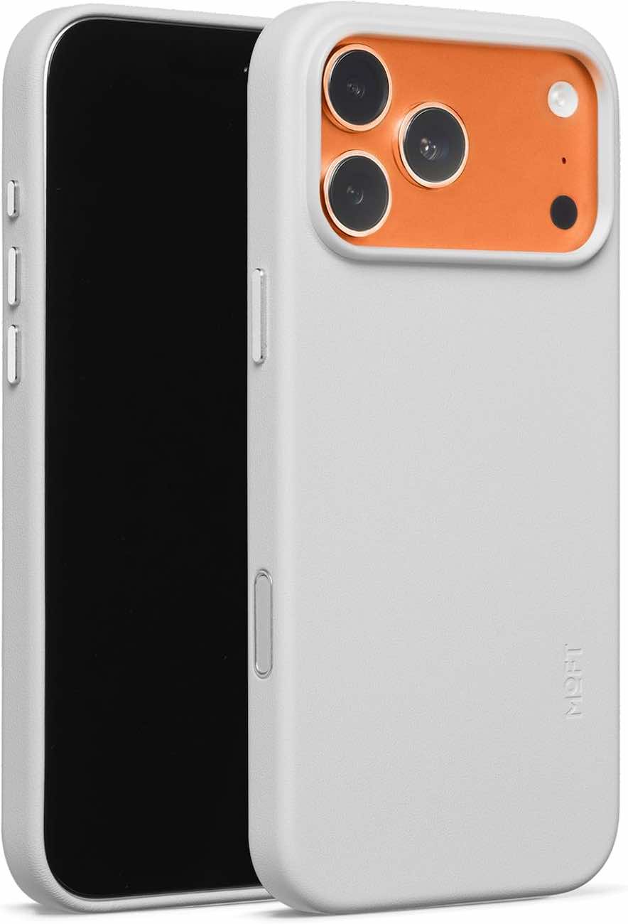 Moft Case for iPhone 17 Pro Max / Drop Resistant / Supports MagSafe / Vegan Leather / Misty Cove