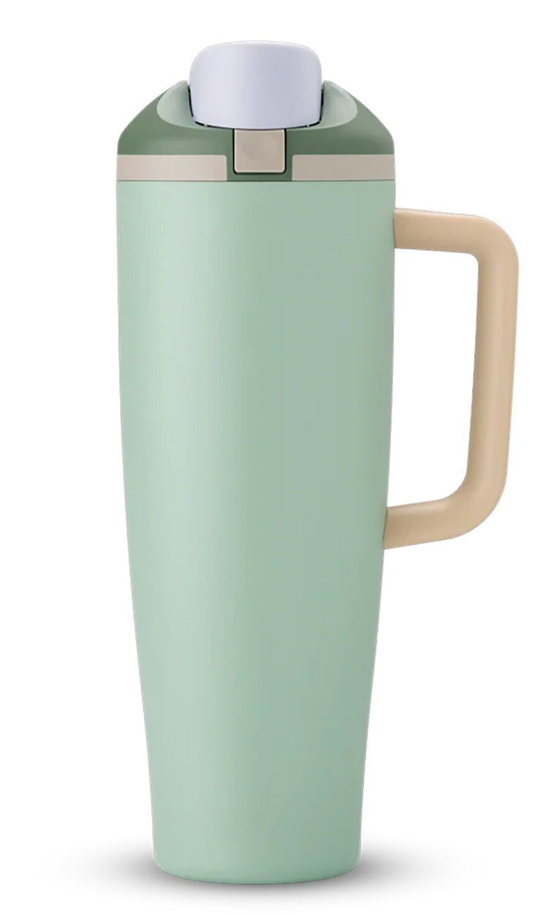 Owala FreeSip Tumbler / 40oz Capacity / Keeps Drinks Cold for 24 Hours / Eucalyptus