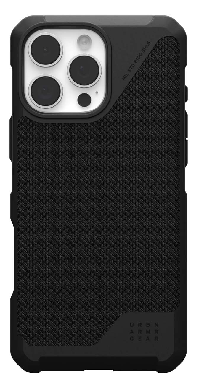 UAG Case for iPhone 16 Pro Max / Kevlar Fiber / Supports MagSafe / Drop Resistant / Black