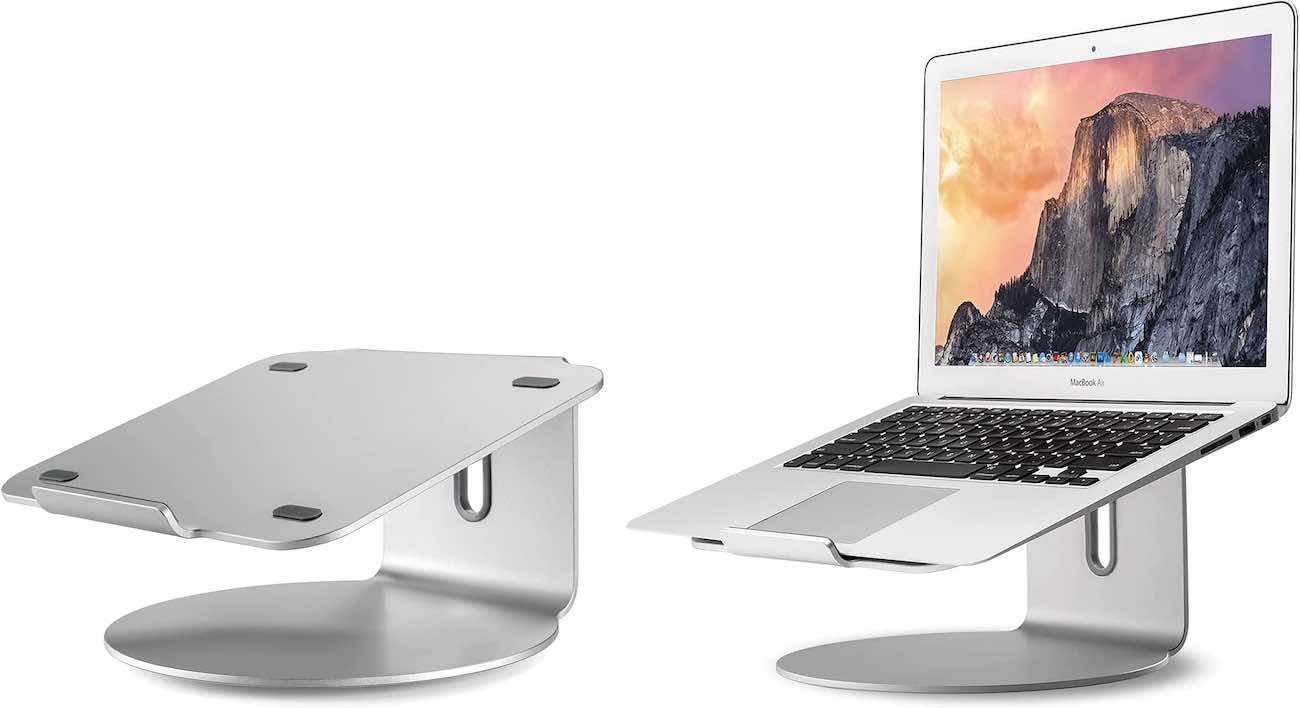Laptop Aluminum Stand / Supports Devices From 11 to 17 inches / Silver