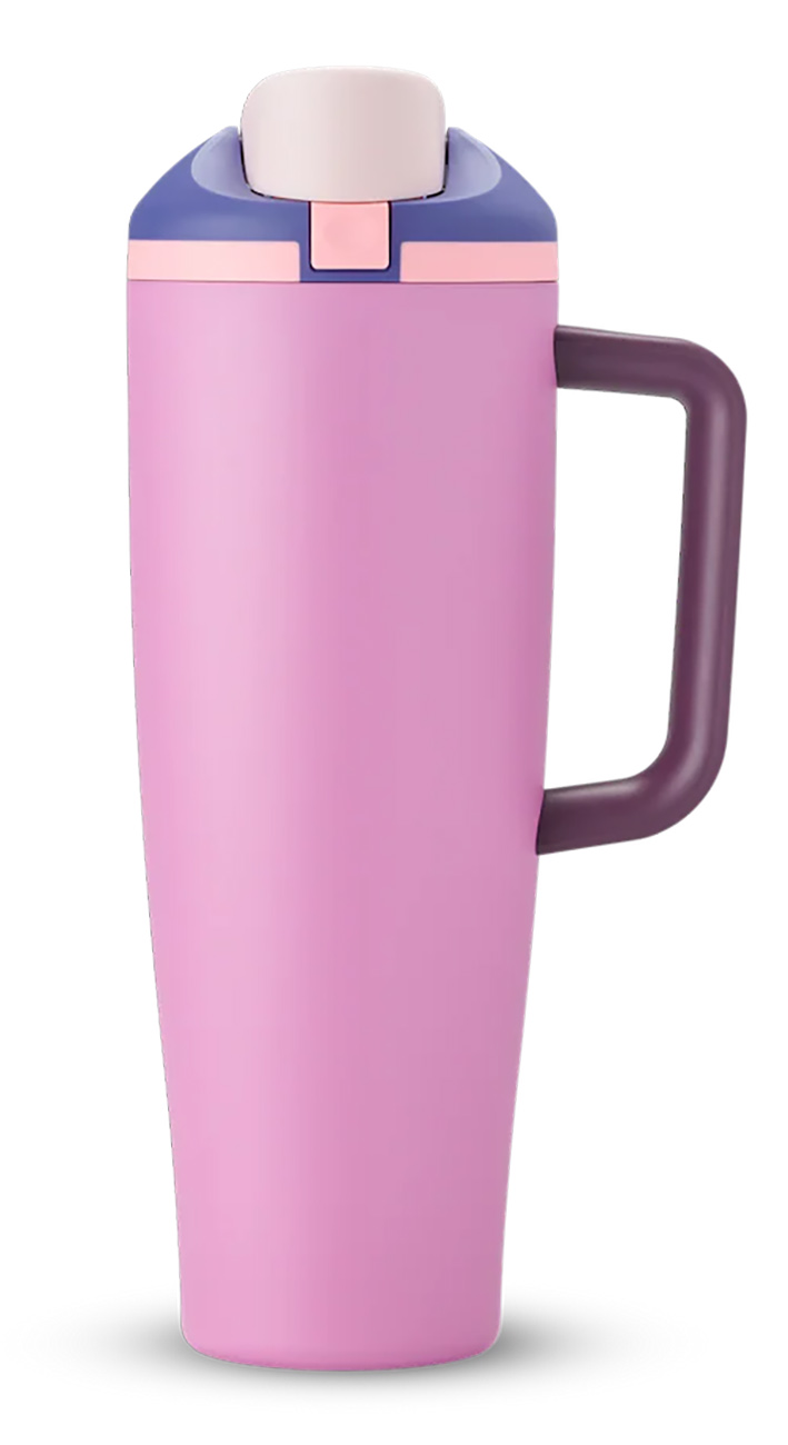 Owala FreeSip Tumbler / 40oz Capacity / Keeps Drinks Cold for 24 Hours / Pretty In Purple