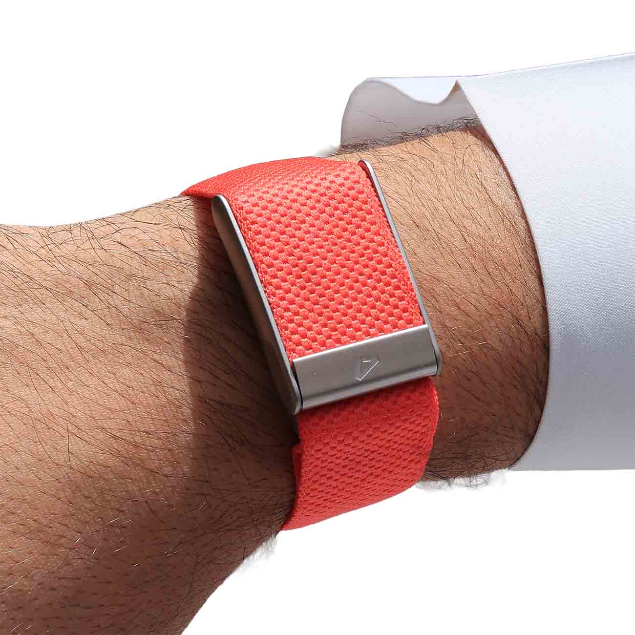 Dash Strap for Whoop 5 MG / Rhodonite with Matte Silver Frame