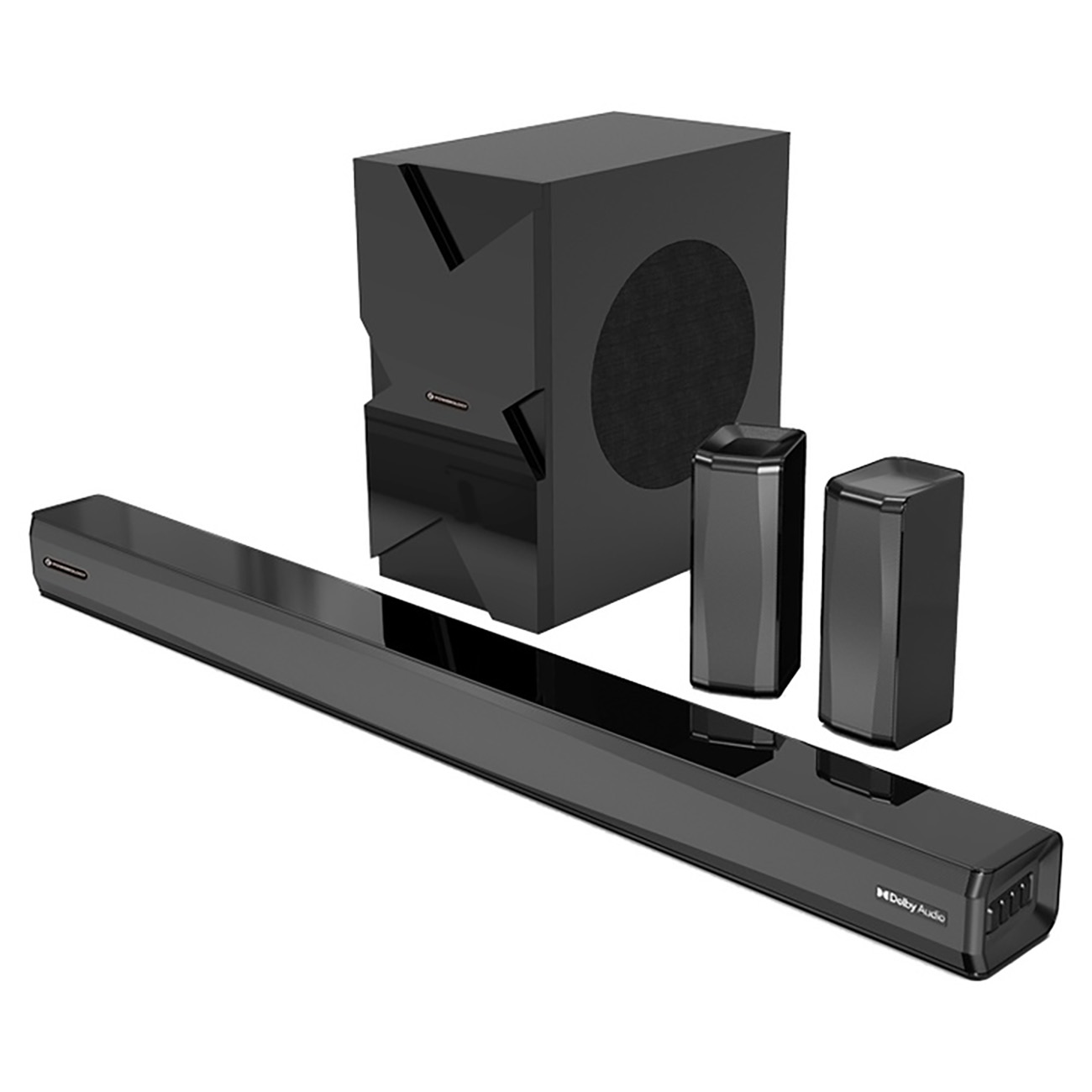 Powerology Wireless Home Theater Speaker / With Remote Control / Surround Sound