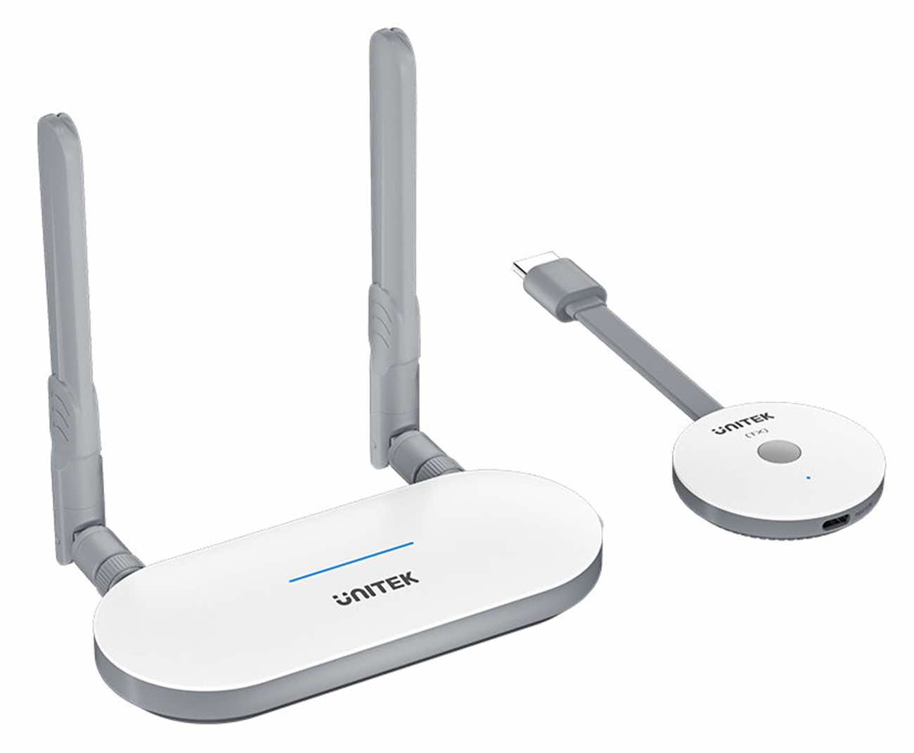 Unitek Wireless HDMI Adapter / Transmitter + Receiver / FHD Resolution / 50m Transmission Range