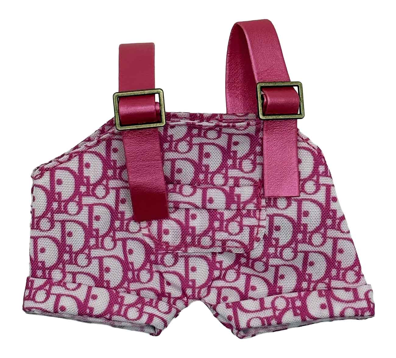 Labubu Outfit / Dior Design / Dark Pink & White