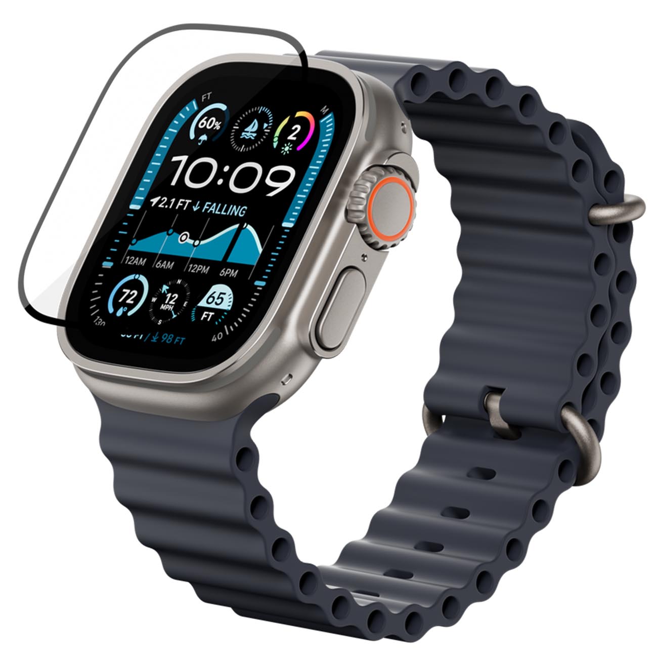 MagEasy Screen Protector for Apple Watch Ultra 49mm / Scratch & Fingerprint Resistant