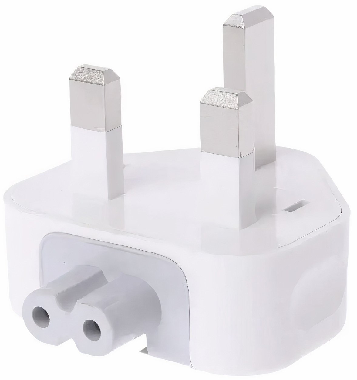 3 Pin Plug Adapter for Apple Chargers / Converts American & European Chargers To Three Pin Plug