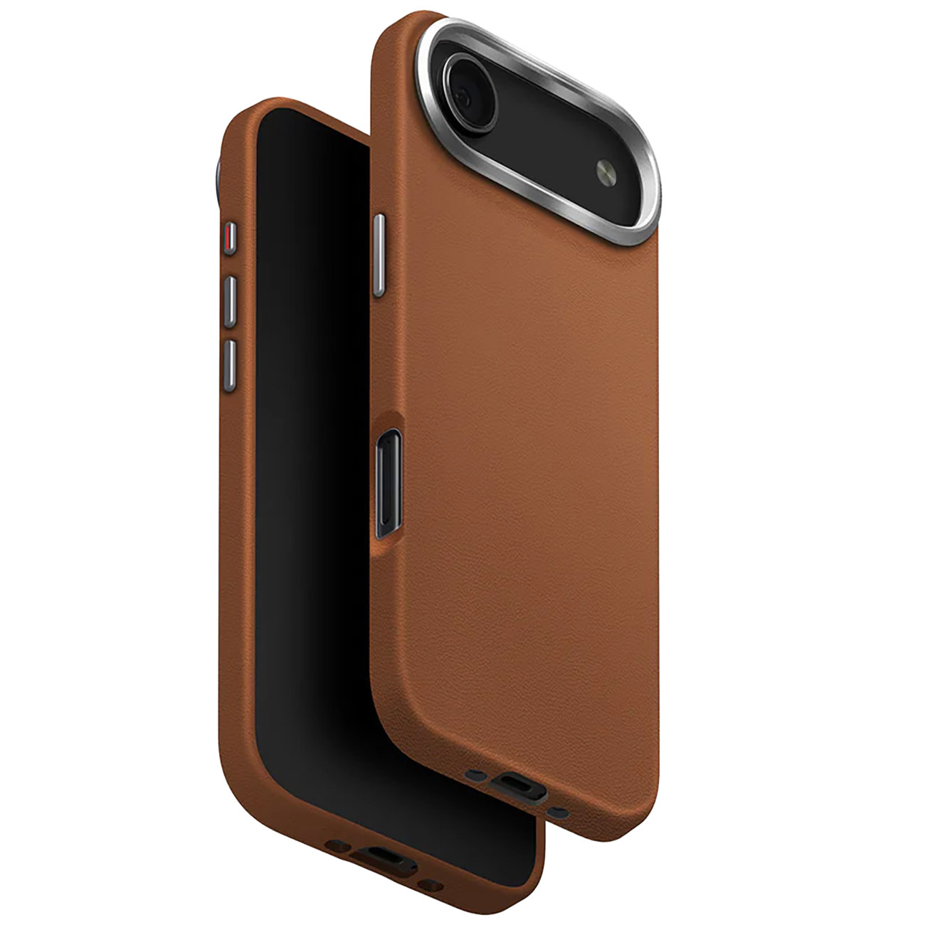 UNIQ Lyden Case for iPhone 17 Air / MagSafe / Drop Protection / Vegan Leather / Caramel