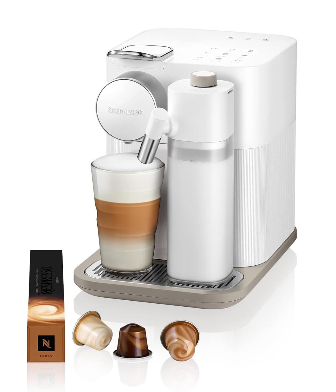 Nespresso Gran Lattissima Coffee Machine / 1.3L Capacity / With Steam Wand / Supports Capsules