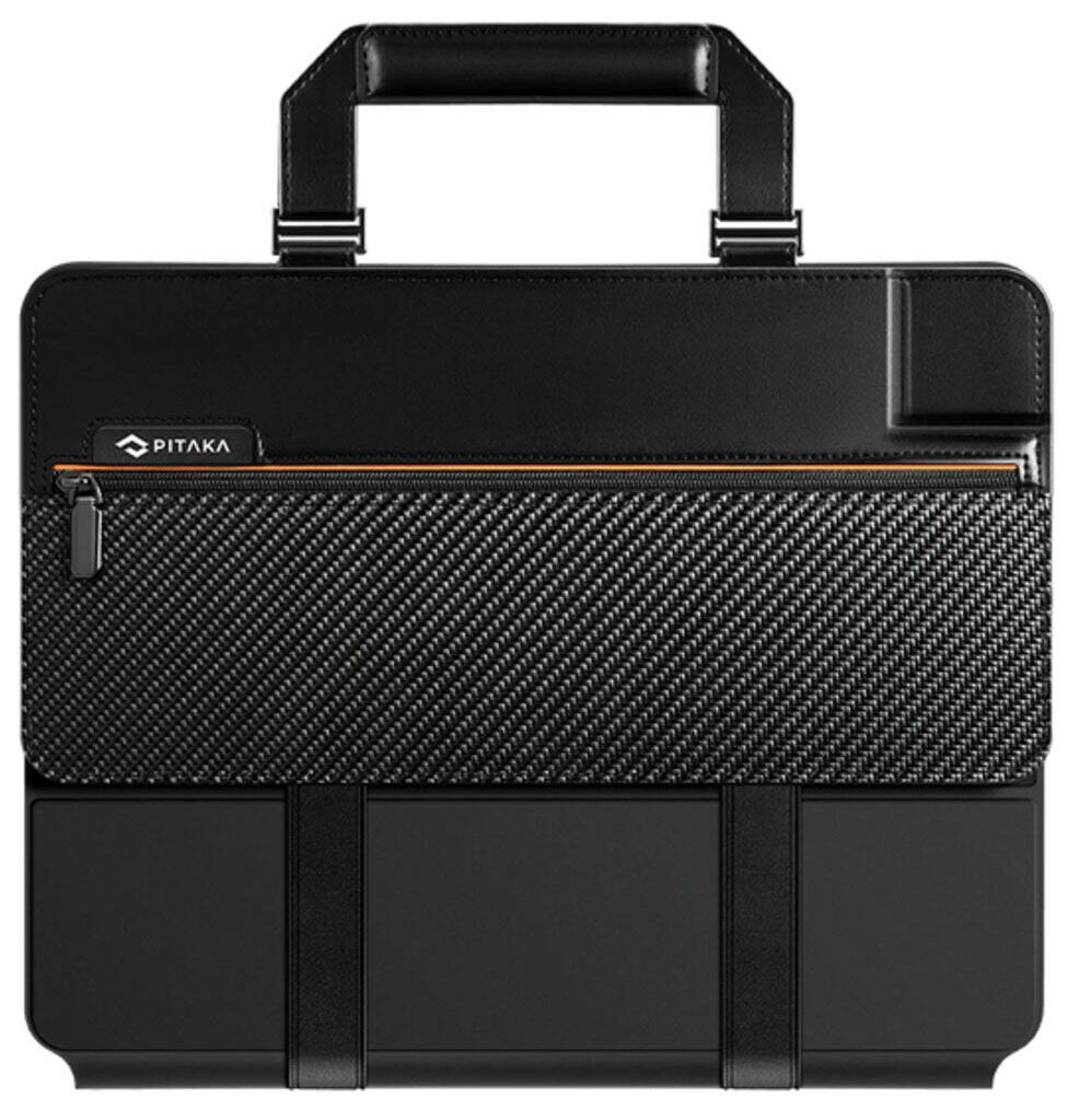 PITAKA Carbon Fiber Case for 12.9 Inch iPad Pro / Briefcase Style With Keyboard Slot