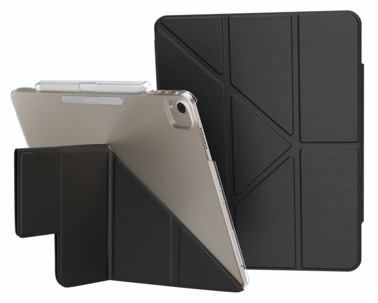 MagEasy Case for iPad Air 13 inch 2024 / Built-in Stand / Drop Resistant / Black